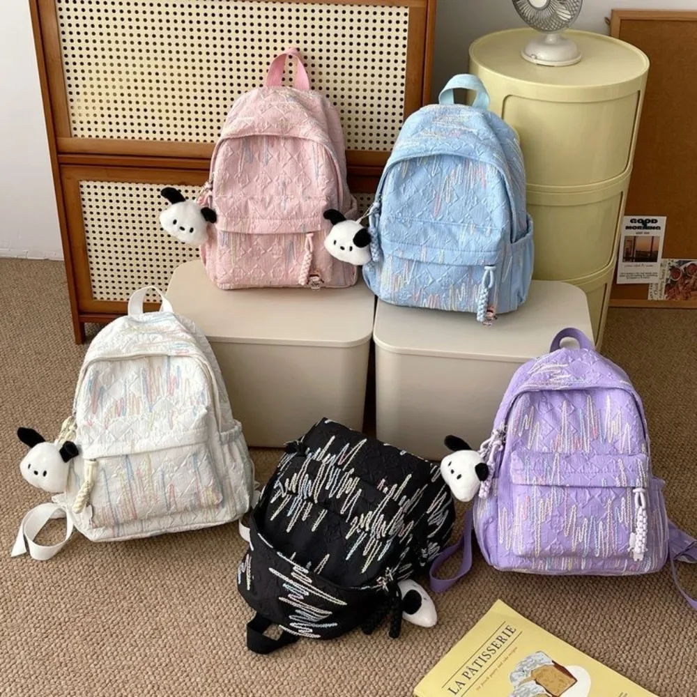 

New Schoolbag Women Backpack Large Capacity Adjustable Travel Bag Nylon Students Backpack Outdoor