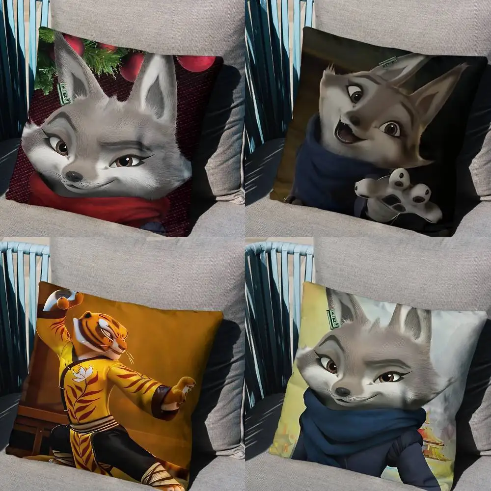 

a crafty fox Zhen Kung Fu Panda pillow cover living room sofa cushion cover bedroom room bed pillow cover home decoration