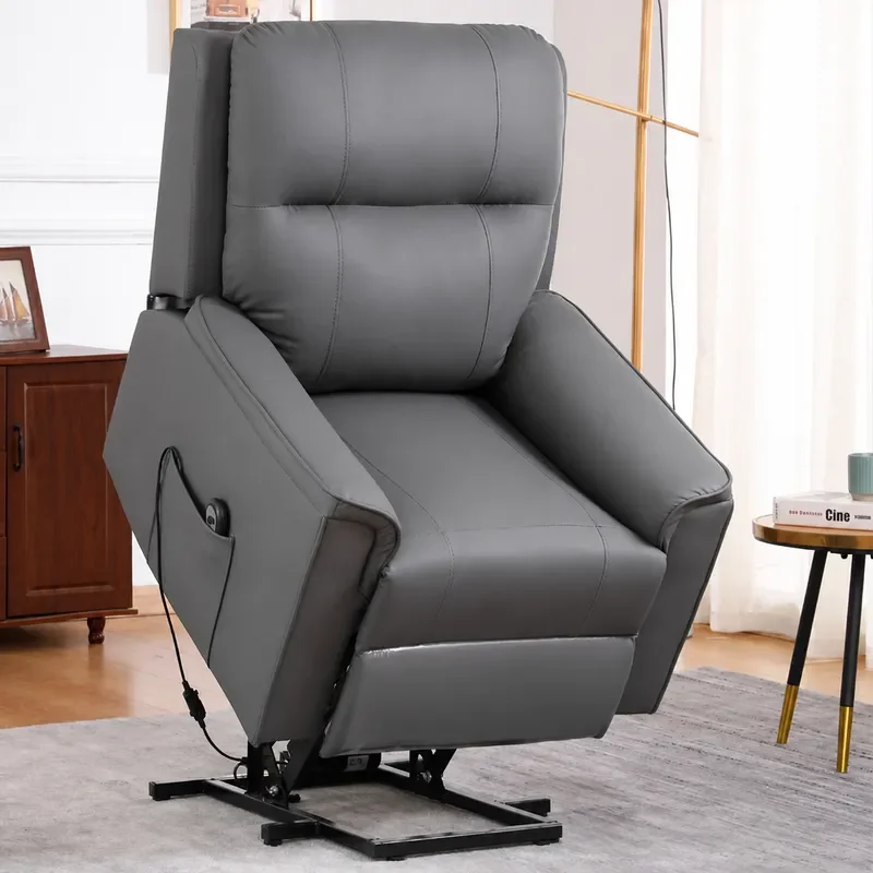Electric Lift Recliner Chair for Elderly Nursing Home Household Multi-functional Seat and Lie Down Aid Station Leisure Sofa