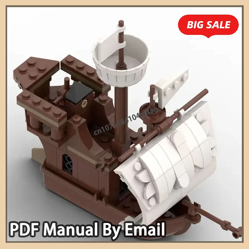 

Новый MOC небольшой остров 117 шт. корабль средневековый замок украшение сцены DIY модель здания игрушка подарочный набор подарок