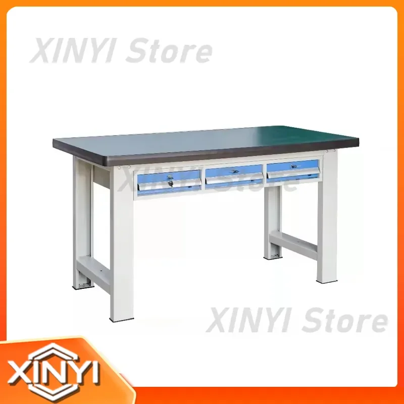 ESD Modern Metal Workbench for Laboratories Schools Hospitals for PP Material Worktable Industrial Lab Table Heavy Duty Steel