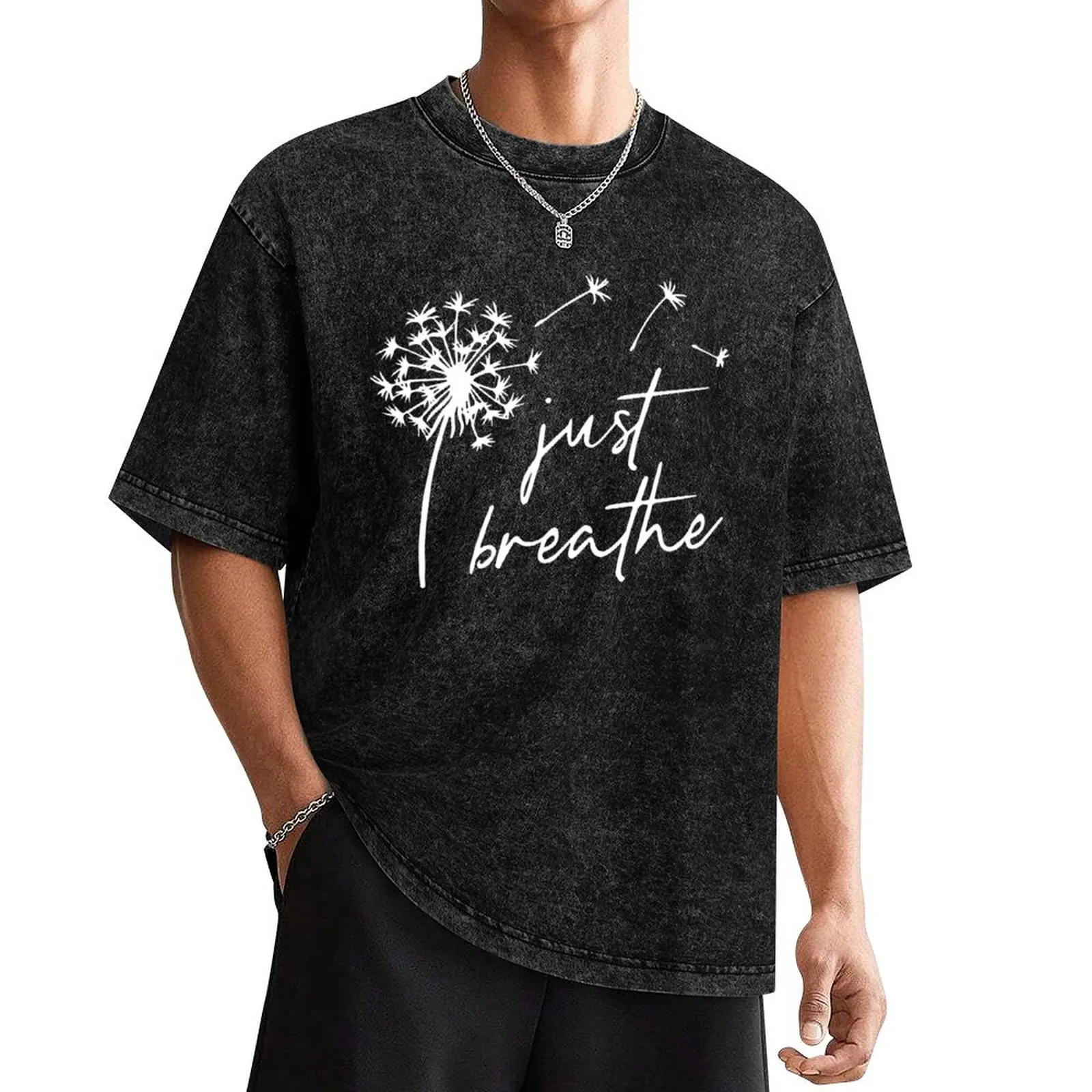 

Just Breath Dandelion T-Shirt anime tshirt graphic shirts anime stuff custom shirt t shirts for men graphic