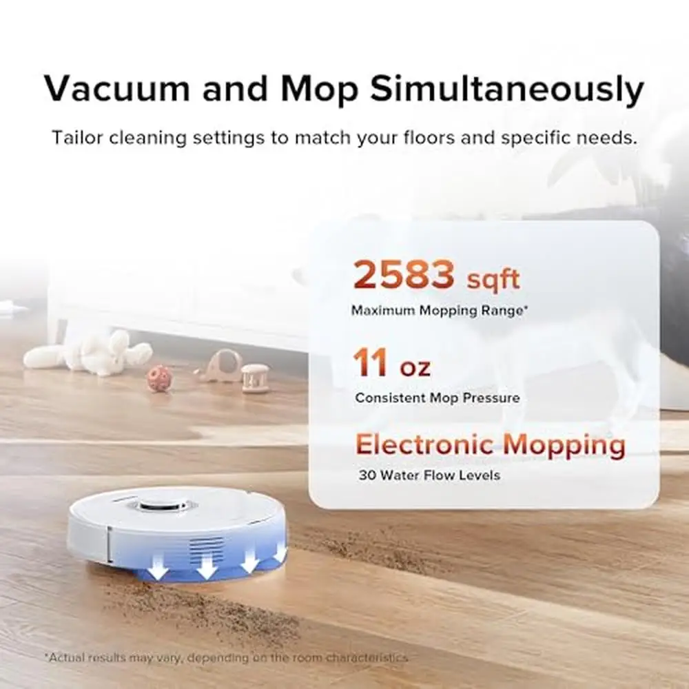 Q7 Max Robot Vacuum Cleaner 4200Pa Strong Suction Lidar Navigation Multi-Level Mapping No-Go&No-Mop Zones 180mins Runtime