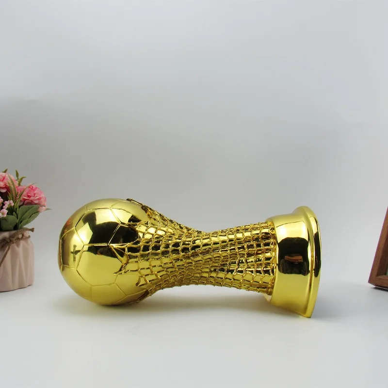 School Sports Meeting Football Match Best Player Trophy Golden Ball Football Match Souvenir 20 24 28cm