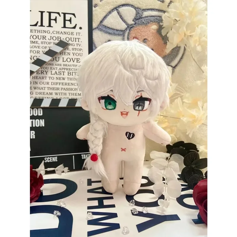 Peluche de Anime perros callejeros Bungou, disfraz de algodón, muñeca Gogol Nikolai de 20cm, bonito vestido, marionetas de juguete de peluche para chico y adulto coleccionable