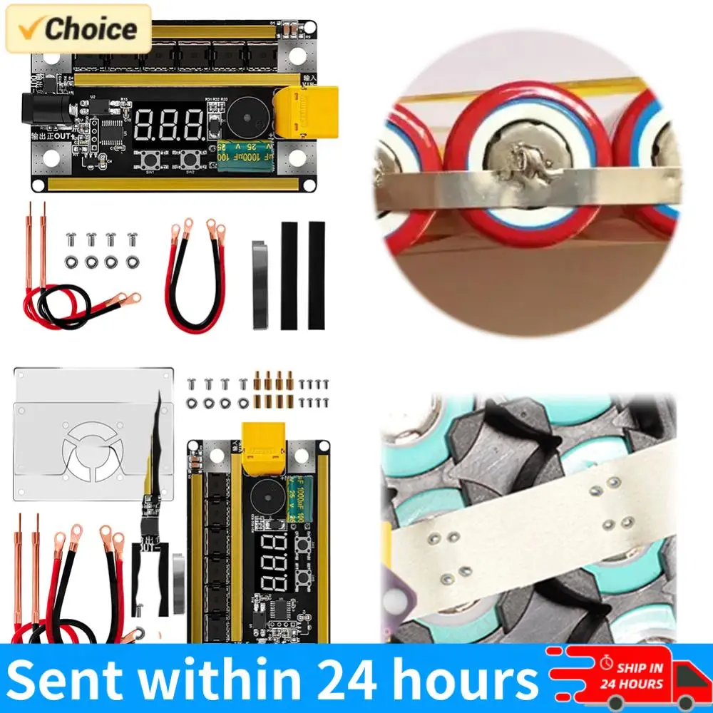 

Набор для точечной сварки GX591 DIY, 99 регулируемых уровней, плата управления точечной сваркой 12В с автоматическим запуском сварки для аккумуляторов 18650