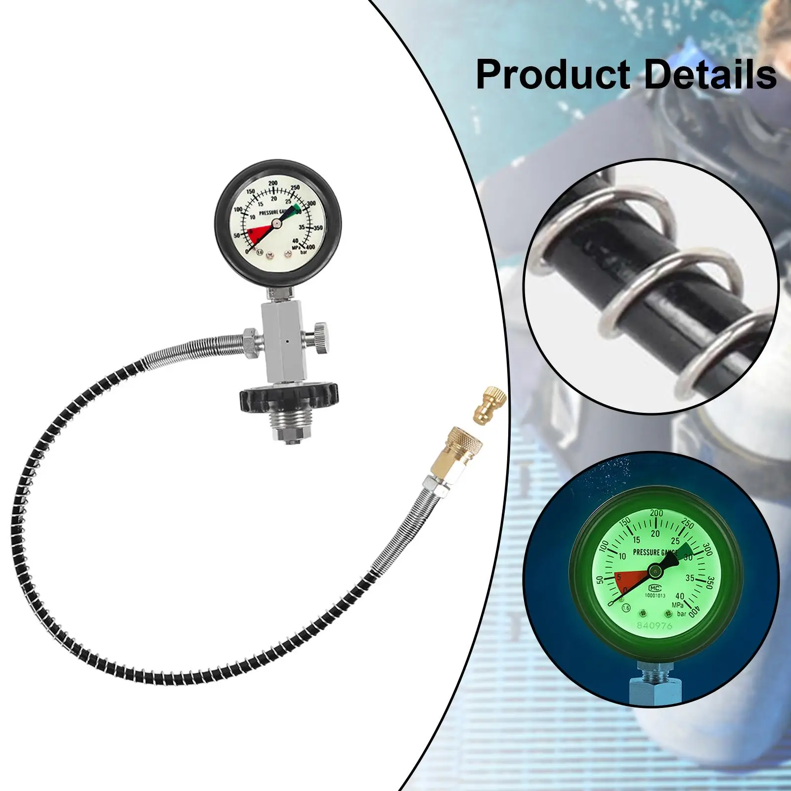 Din Valve Scuba Adapter Air Refill استبدال أجزاء محول الغوص