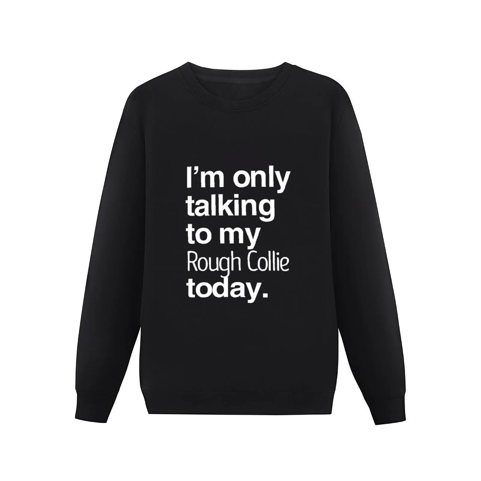 I'm Only Talking To My Rough Collie Pullover Hoodie mens clothing men sweatshirt