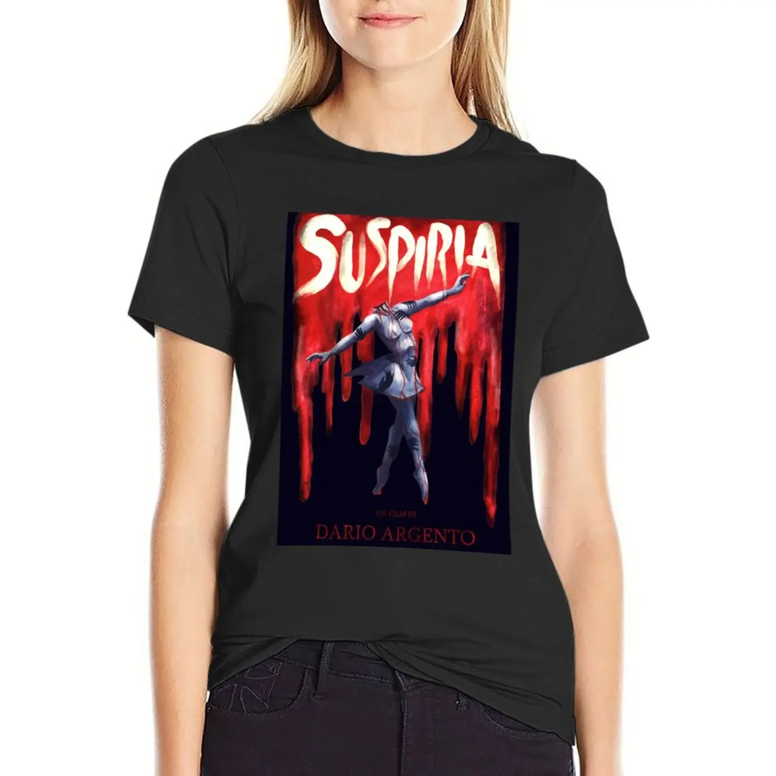 

Suspiria T-Shirt cute tops sublime sports fans quick drying Woman clothing