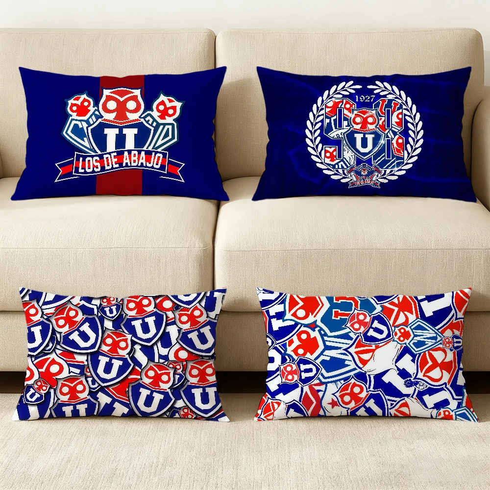 Club U-Univer-sity Of Chile La U cushion cover Hit product Sofa living Room Office Rectangle Pillow Home Coffee Shop Bedding