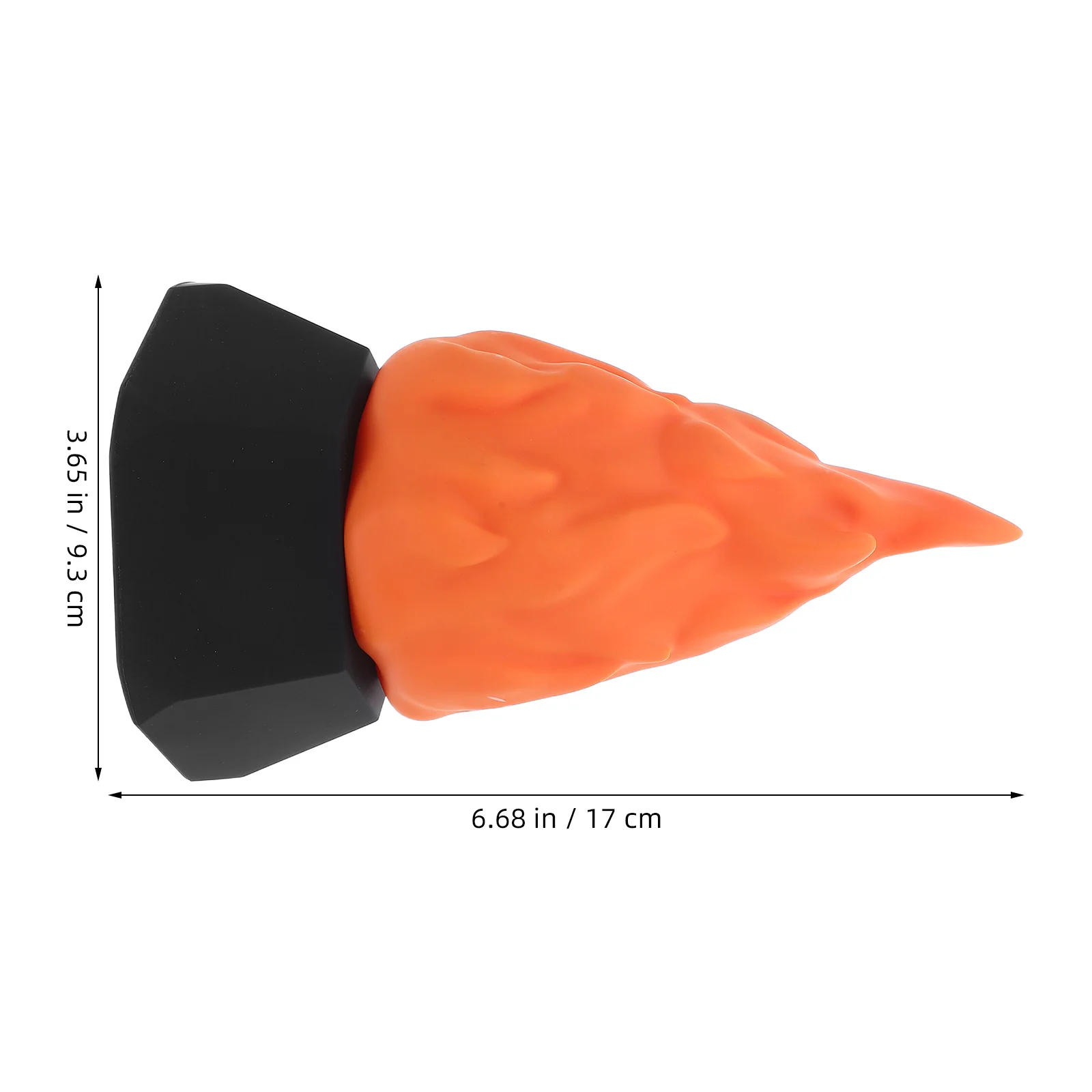 Fake Fire Night Light USB Rechargeable Flickering Flame Lamp 3 Adjustable Modes Realistic Flame Effect for Halloween Camping