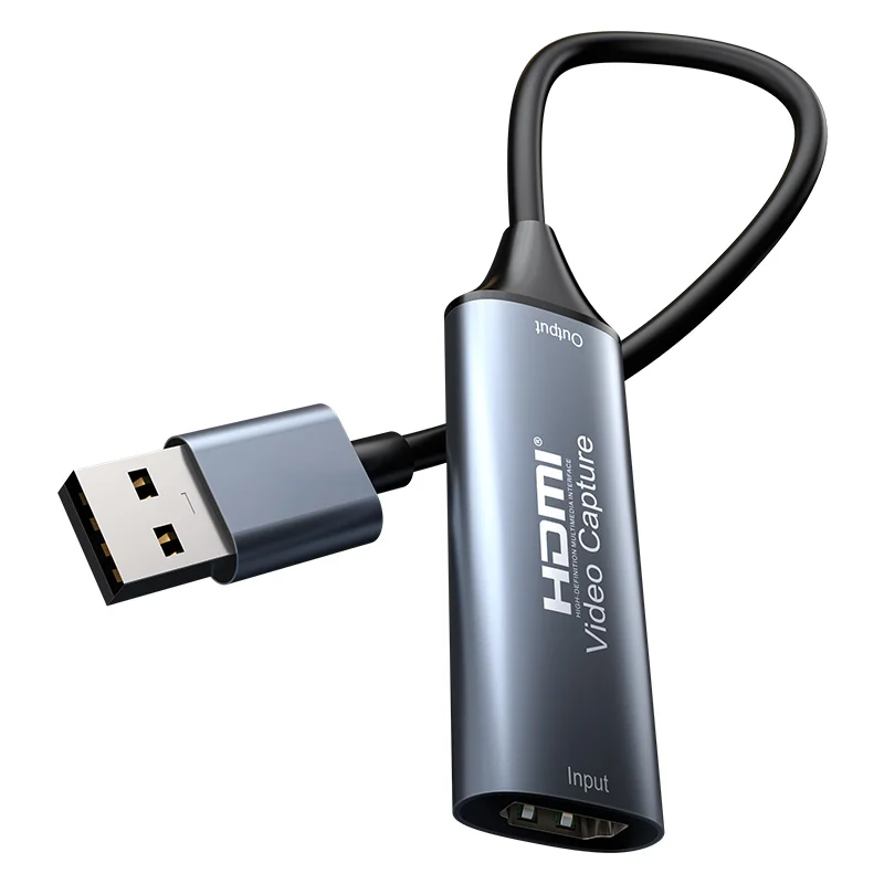 YCE HDMI Mic naar USB/Type C Audio Vedio Capture Card 4K HMDI naar USB3.0 A/Type C Adapter Video Game Capture voor het bewerken van video/spellen/streaming/online onderwijs