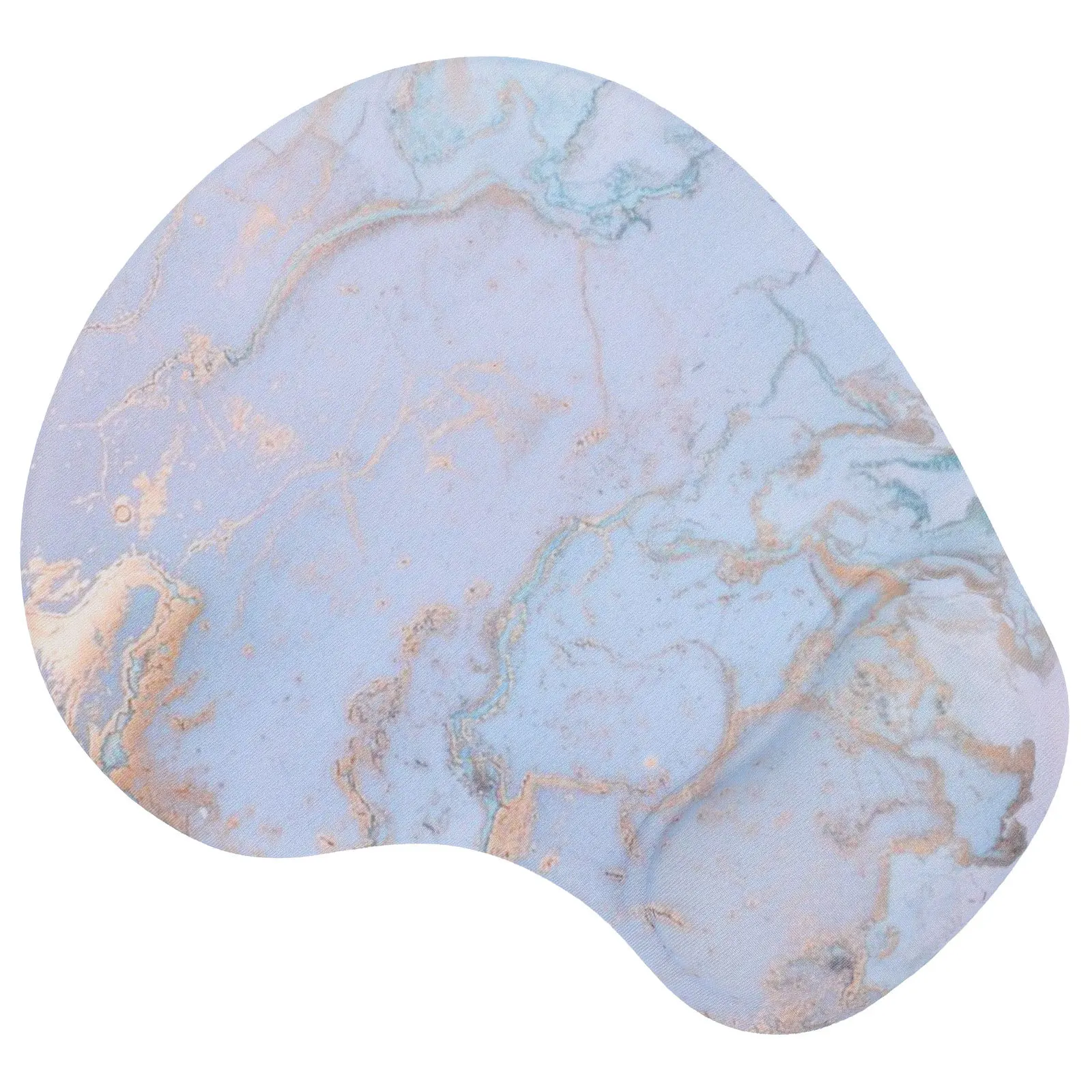 

Marble Mouse Pad With Wrist Rest Soft Memory Foam Ergonomic Computer Desk Gaming Table Mousepad Anti-Skid Base