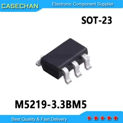 10PCS M5219-3.3BM5 M5219-3.3  M5219 SOT-23 3.3V SMD