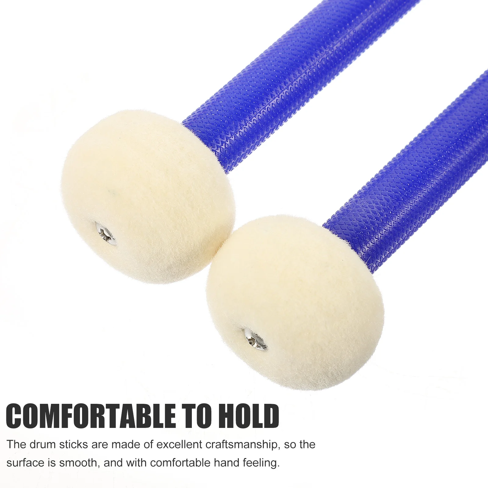 

felt drumstick double-end drum sticks jazz drum stick Nylon music drumsticks portable drumsticks lightweight percussion stick