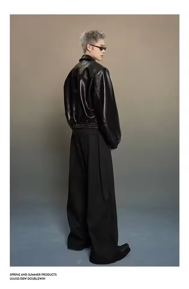 Street Oversize Men PU Jackets Punk Style Spring Autumn Faux Leather Coats Men Business Moto Biker Jacket Man Zipper Pocket M-XL - AliExpress 