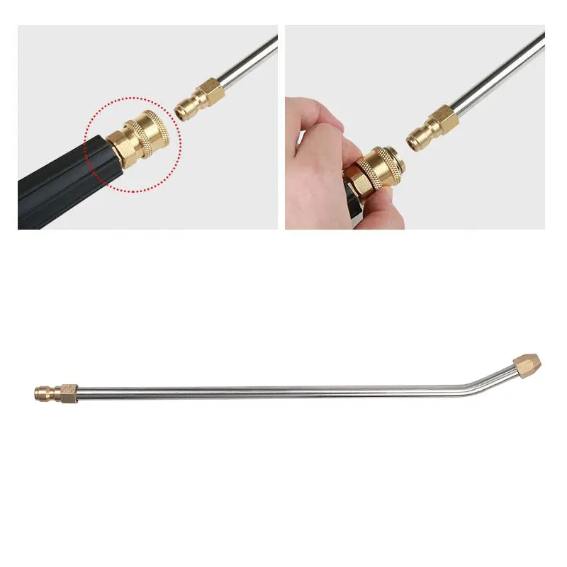 

14 см/34 см 30/90/120 градусов металлический водяной пистолет гальваника удлинить угловой очиститель высокого давления водяная насадка водяной насос для дома