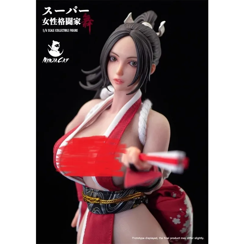 Ninja Cat Original 1\6 Der König der Kämpfer Serie Mai Shiranui Action Figur Modell Spielzeug Bewegliche Modell Ornamente Geschenke für Jungen