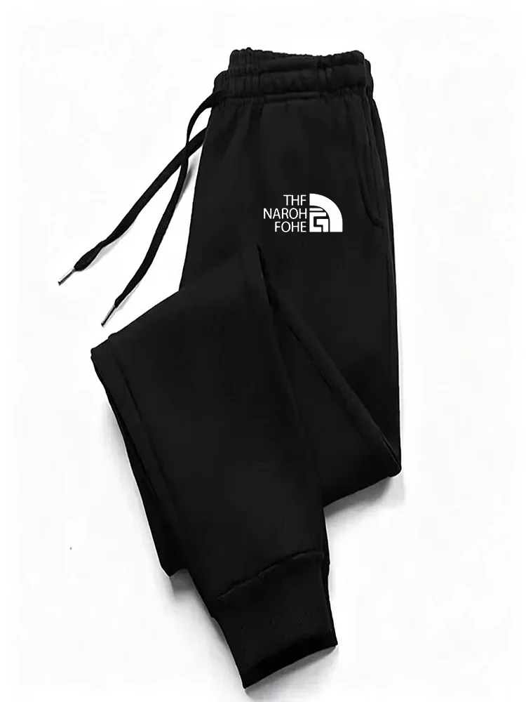 Spring and Autumn Men's Fashion Printed Trousers Casual Sports Pants Bottoms Jogging Fitness Sports Pants