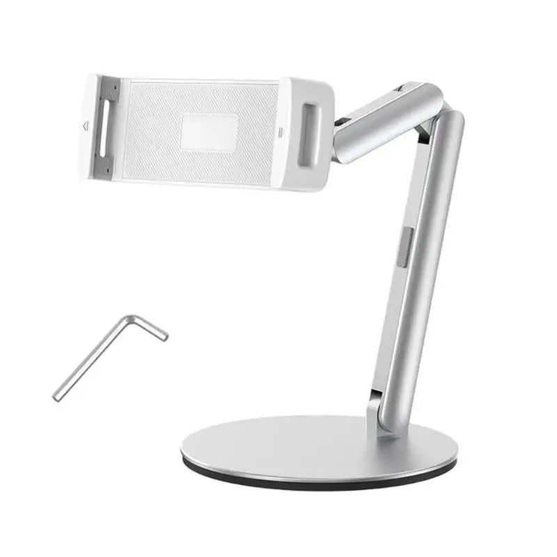 31BA Ergonomischer Desktop-Tablet-Halter, höhenverstellbar, 360 drehbarer Schreibtischständer zum Ansehen von Lernvideos – Detail 3