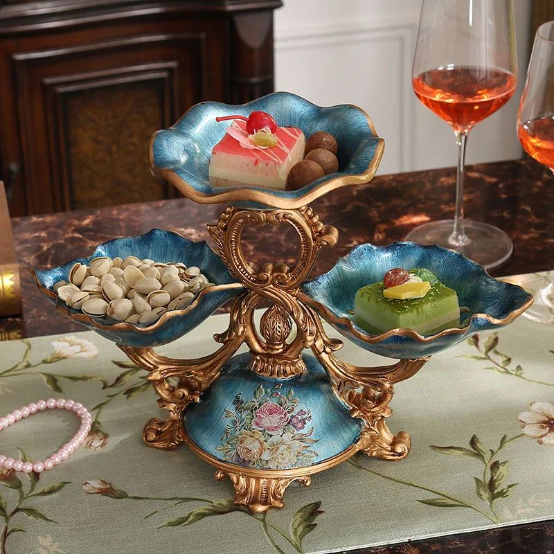 

European large vase fruit plate tissue box ash tank retro home set