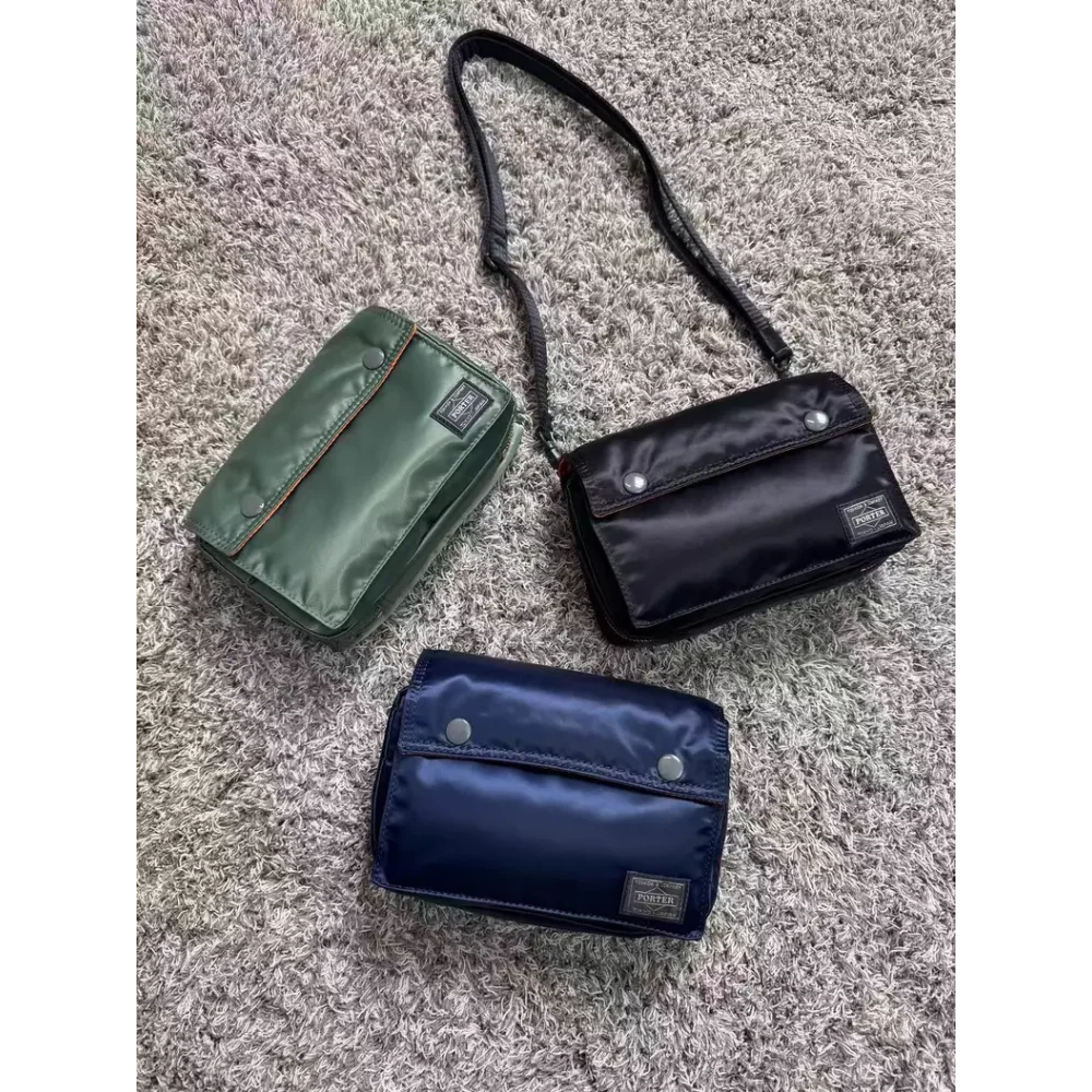 

Porter Tanker Nylon Sling Shoulder Bag Men Crossbody Casual Waist Pack Purse Outdoor Travel Sport Travel Lightweight Phone Bag