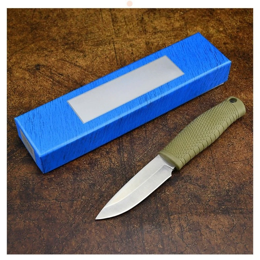 BM 200 البلاستيك شفرة مستقيمة D2 شفرة معدات التنزه التخييم العنصر الأساسي جميع الأغراض متعددة الوظائف سكين هدايا الرجال #1