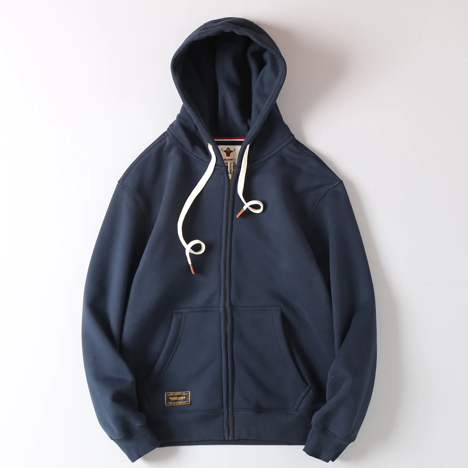 

Мужская теплая повседневная куртка-бомбер на молнии с капюшоном, утепленная флисом, свободного кроя, в стиле ретро, для осени и зимы