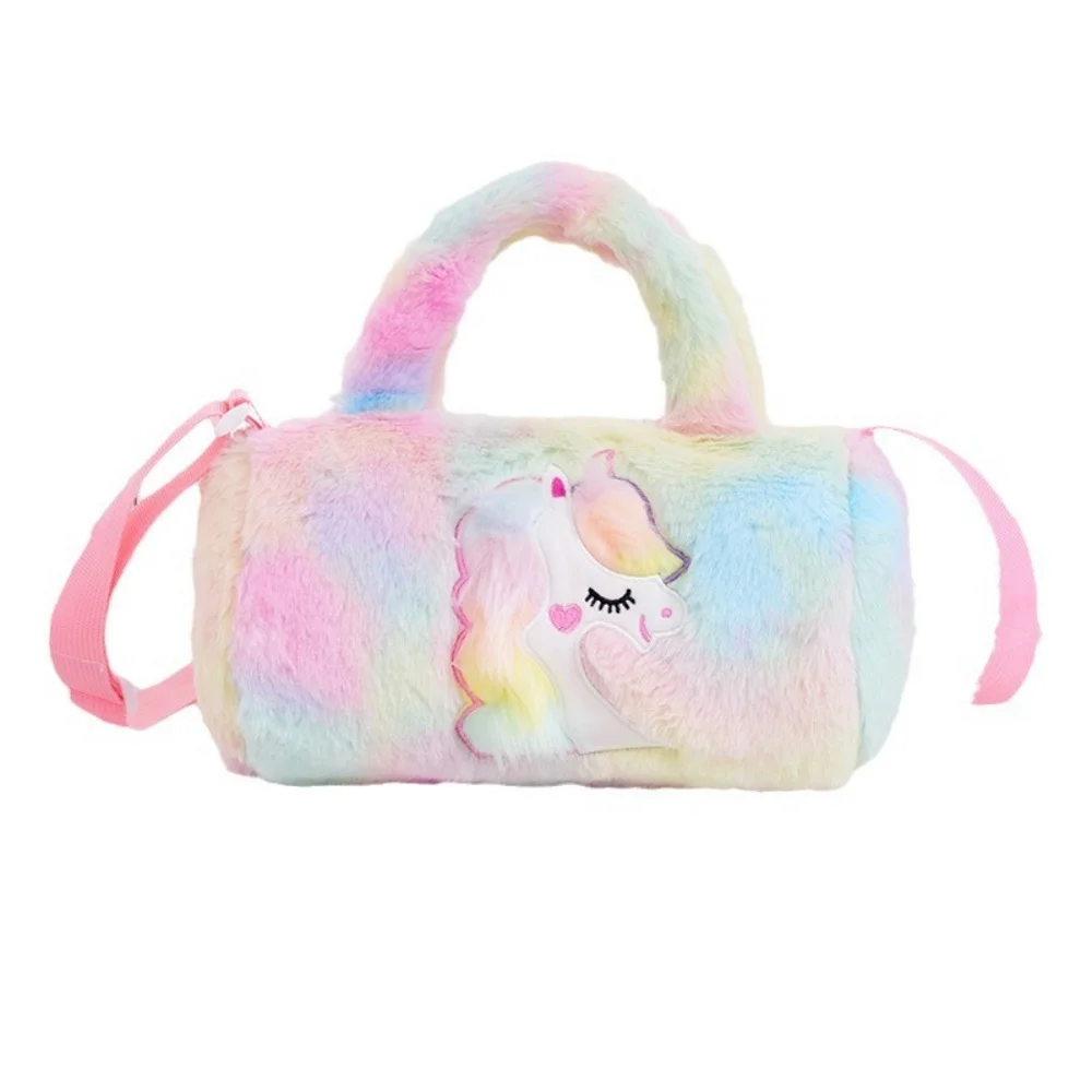 

Handbag Charming Plush Bag Plush Shoulder Bag Adorable Large Capacity Crossbody Bag For Holidays Children'S Essentials Gift Idea