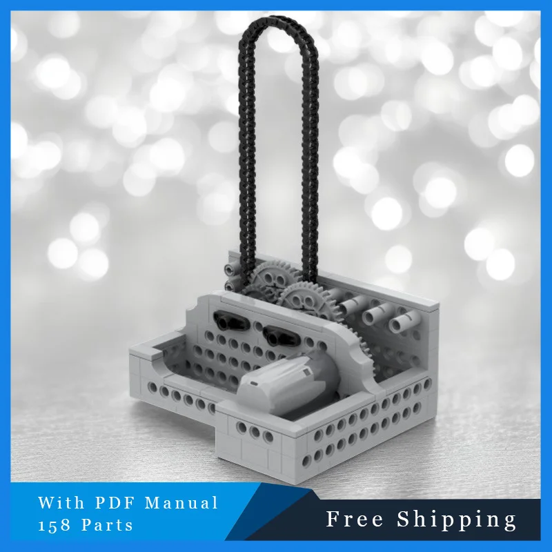 

158 PCS Suspension Chain Technology Building Block Creative Bricks Model Toys For Children DIY Assembly Christmas Birthday Gifts