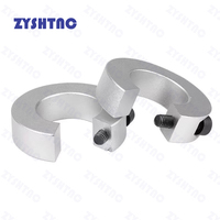 2PCS SBR Guide Rail Fixed Ring Thrust Ring Locating Ring Aluminium alloy for  SFH SBR12/16/20/25/30/35/40 Opening Fixing Ring