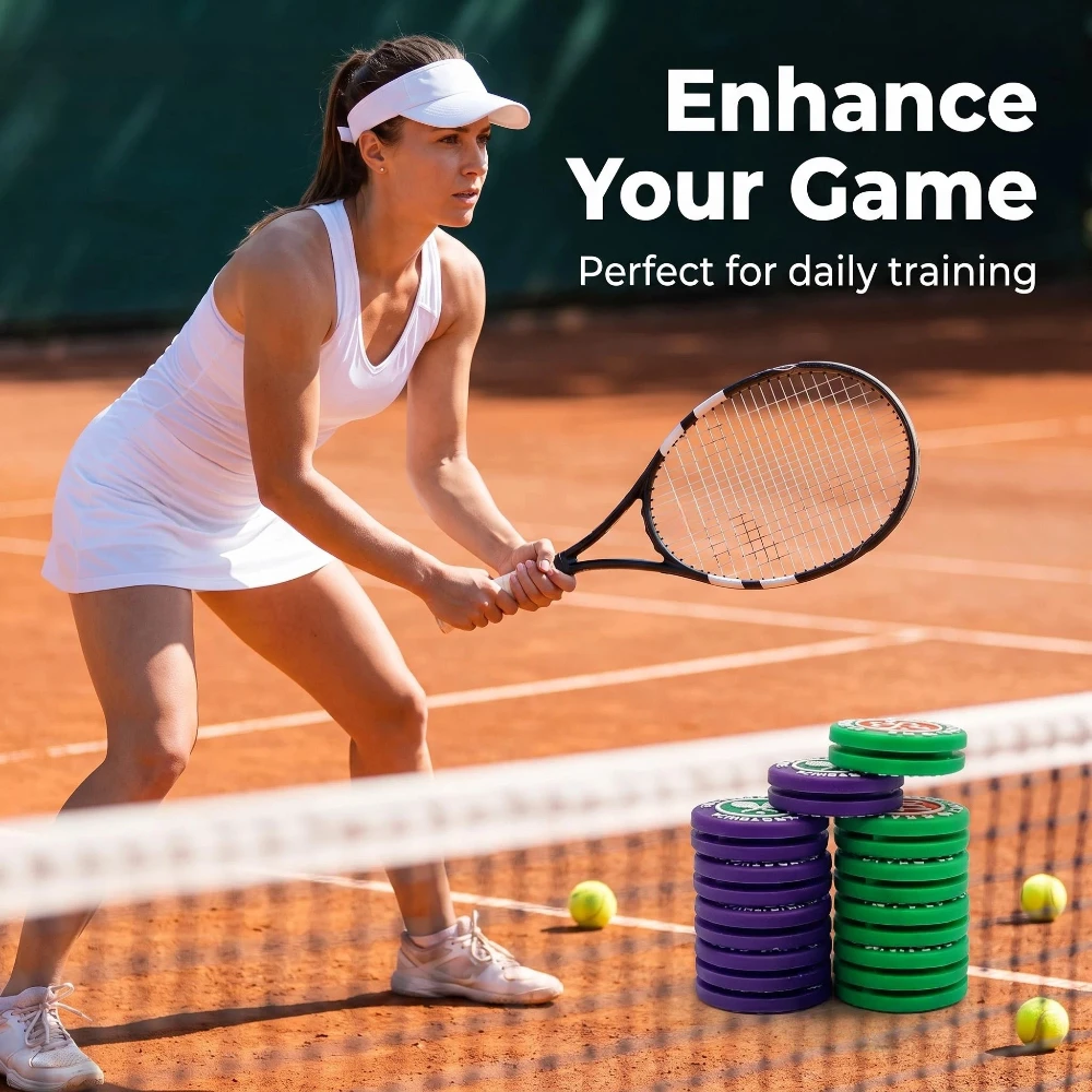 2Pcs Tennis Racket Shock Anti-Vibration Shock Absorber Dampener Commemorative Model Anti-Vibration Silicone Sport Accessories Re view 6