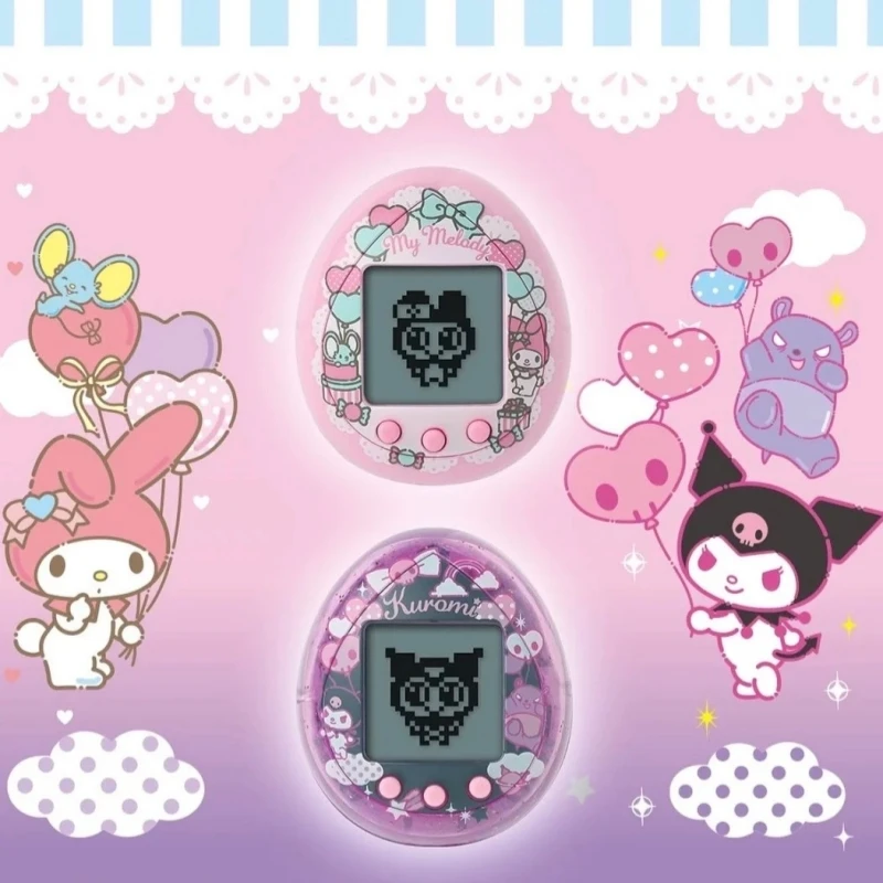 Genuine Bandai V3 Tamagotchi Nano & Sanrio Co-Branded Kuromi My Melody Electronic Pet Game Console Virtual Toys Peripheral Gift