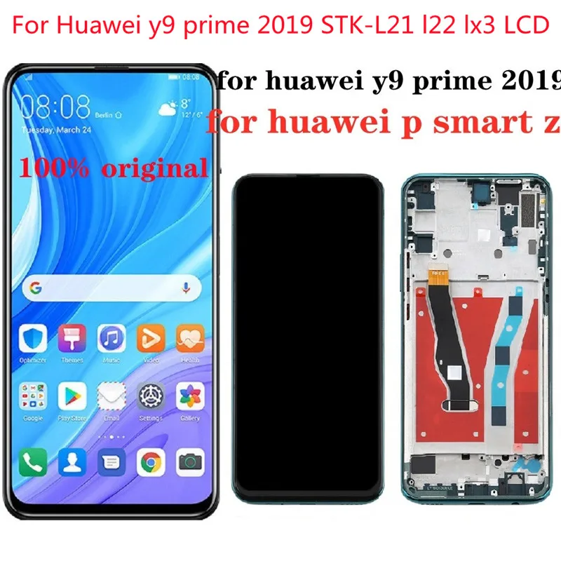 

For Huawei y9 prime 2019 STK-L21 l22 lx3 LCD touch screen digitizer display for Huawei p smart z STK-LX1 mobile phone display