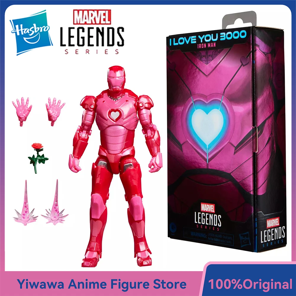 

[In-Stock] Hasbro Marvel Legends Series I Love You 3000 Iron Man 15cm Popular Anime Action Figure Collectible Model Gift Toys
