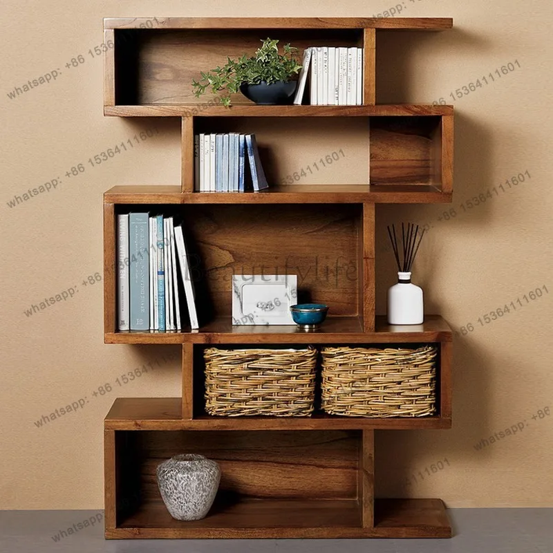 Natural Wood Living Room Cabinets Rustic Narrow Nordic Decoration Living Room Cabinets Display Meuble Rangement