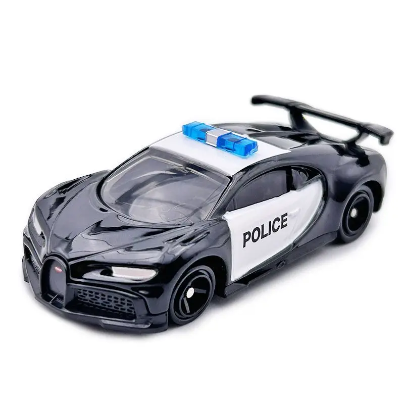 ทาคาระ โทมี่ หมายเลข 79 รถตำรวจบูกัตติ โมเดลโลหะผสม ของเล่นพร้อมโช้คอัพ คอลเลกชันใหม่ ของขวัญรถสุดหรูสำหรับเด็ก