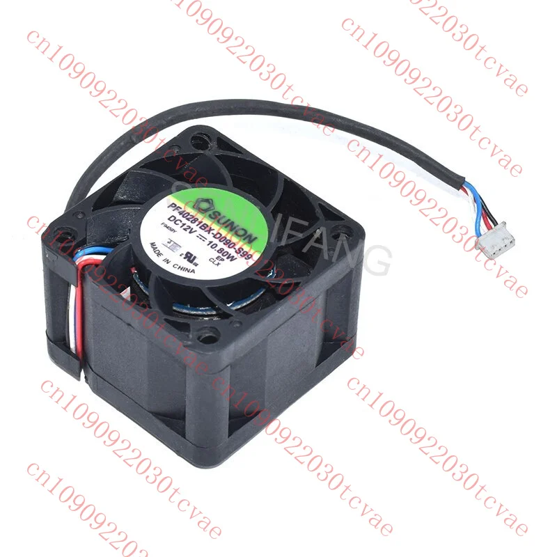 

PF40281BX-D090-S99 DC12V 10.8W 40x40x28MM 4cm 4 Lines PWM Computer Cooling Fan