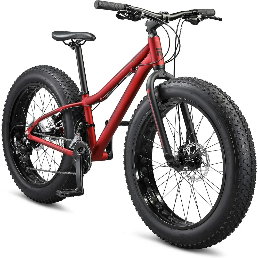 Argus ST & Trail Fat Tire Mountain Bike  Mechanical Disc Brakes, Steel or Aluminum Frame and 7 or 16-Speed Options