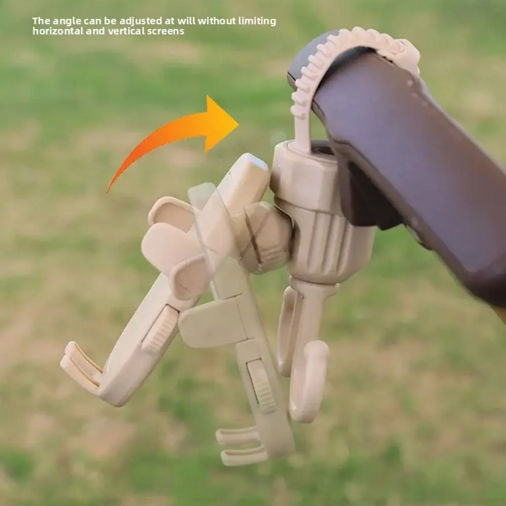 2 in 1 유모차 훅 안정적인 회전식 유모차 휴대폰 홀더 다기능 창의적인 자전거 걸이 이중 훅