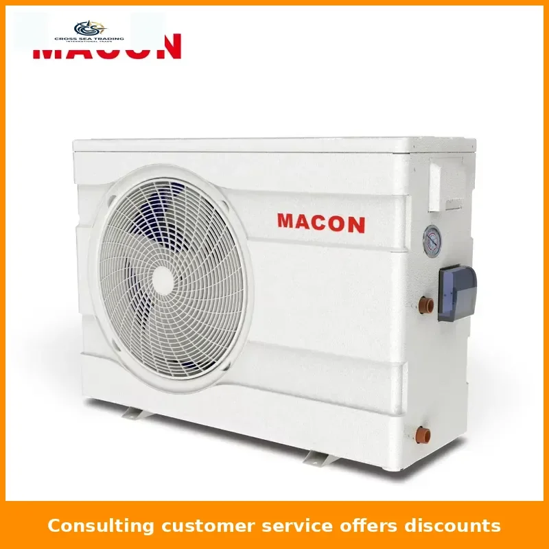 R32 12 kW High-Efficiency Energy-Saving Electric Air-Source Plastic Swimming Pool Heat Pump with Horizontal Fan for Outdoor