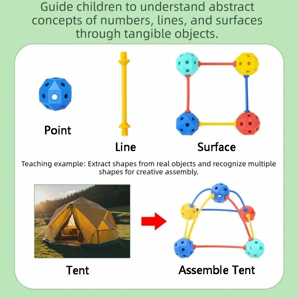 45/150/300 قطعة ثلاثية الأبعاد مجموعة مكعبات البناء الهندسية تنوعا جزيئات كبيرة تعليمية متعددة الأشكال لتقوم بها بنفسك ألعاب التفكير المكاني