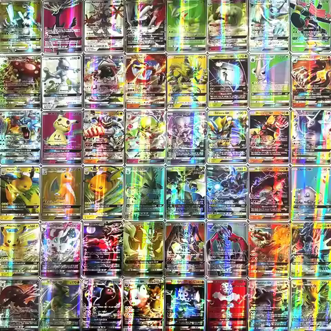 10-100Pcs New English Pokemon Cards V GX MEGA TEAM EX Game Battle Card Collection Card Toys Gifts