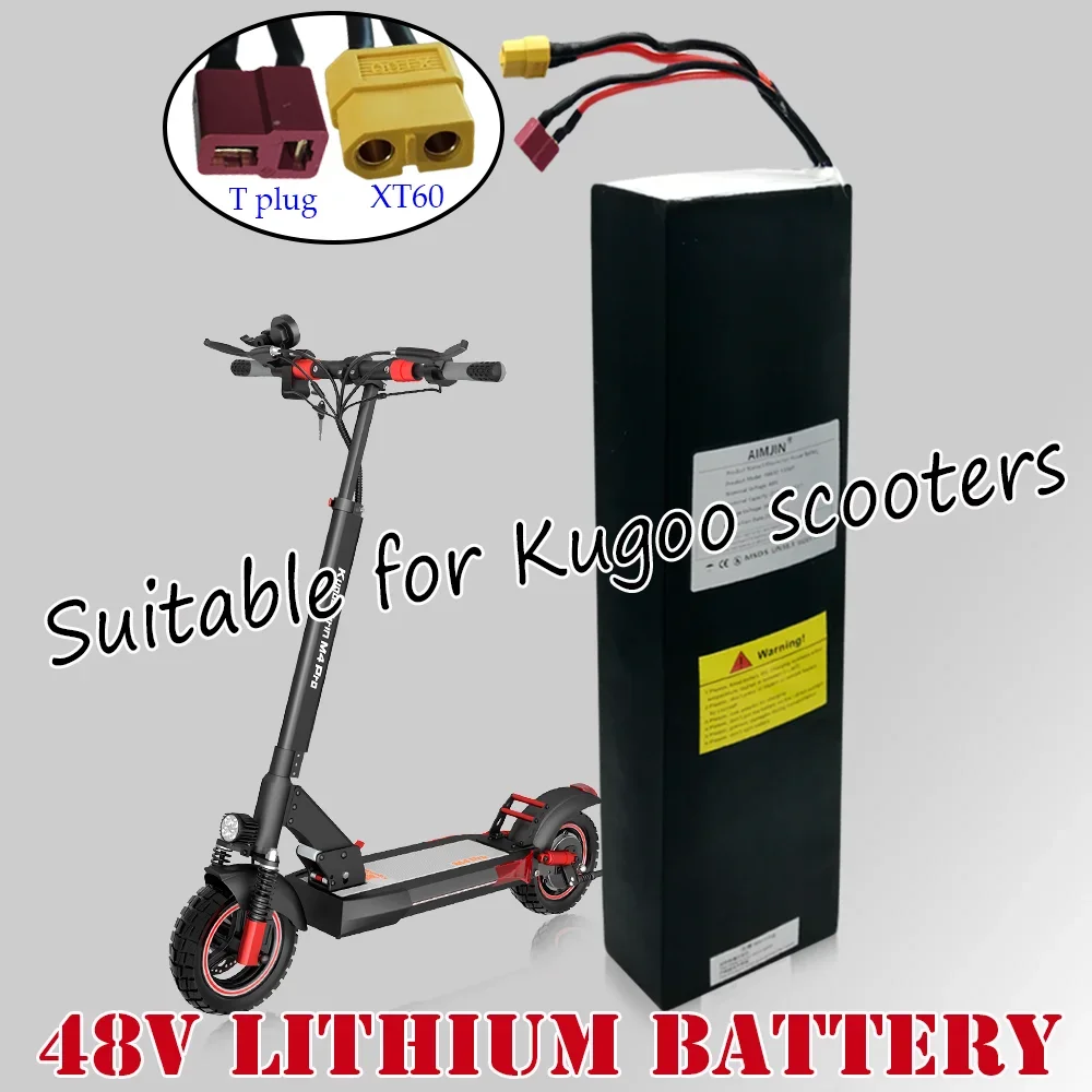 Original 48V 21AH Kugoo Kirin M4 Pro, Kugoo M4/ M4 Pro Electric Scooter with Powerful Lithium Battery (18650 13S6P)