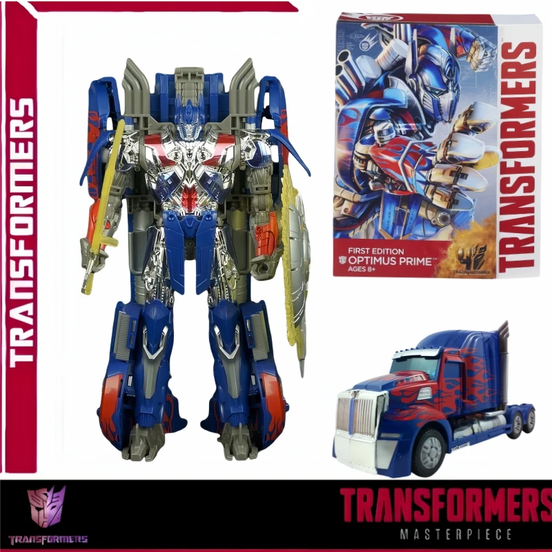 

In Stock Transformers Movie 4 US Version AOE Leader Level 1st Edition Optimus Prime Action Animation Collectible Figure Gift