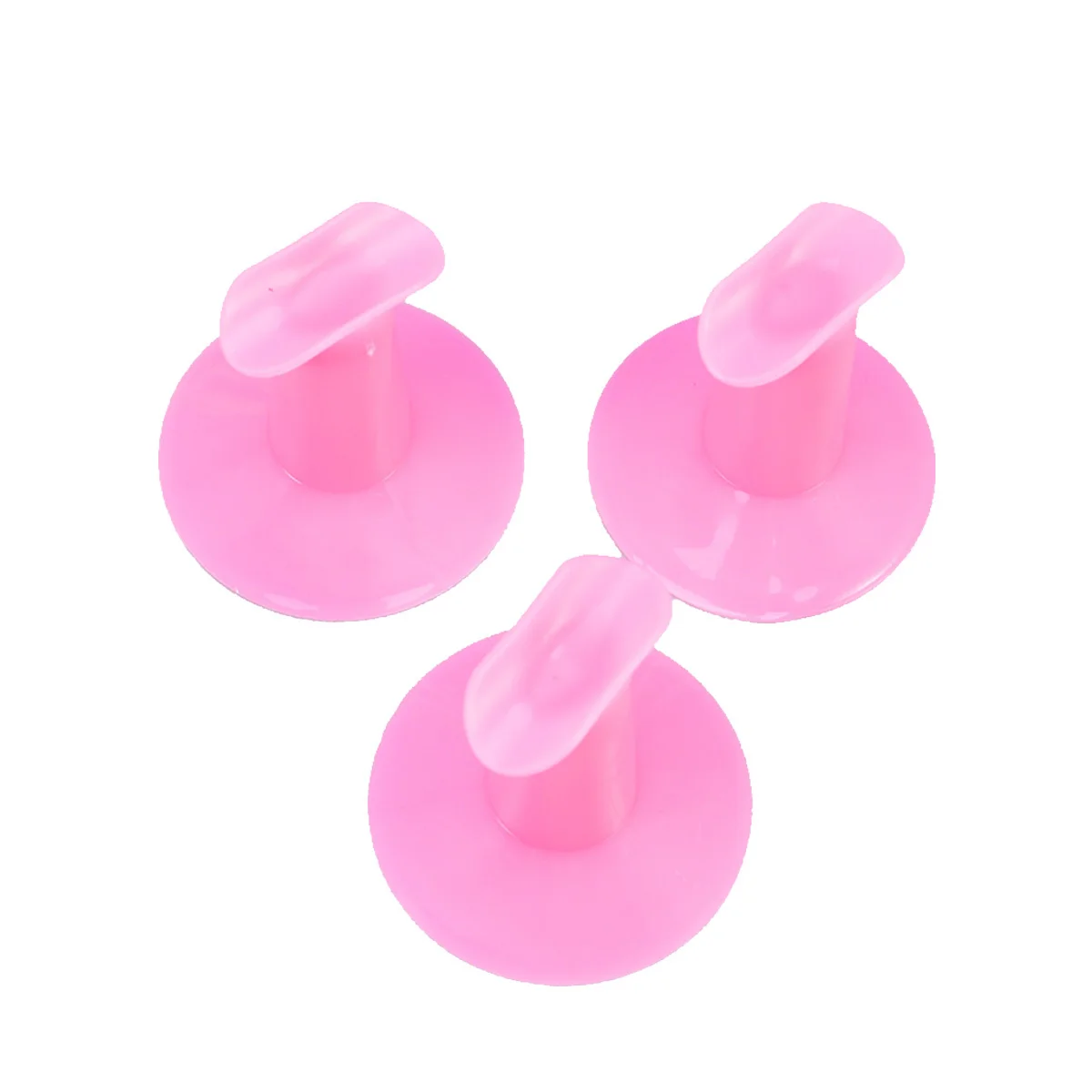 Support de repose-doigt en plastique dur, 3 pièces, pour Nail Art, Support stable pendant le traitement de l'enveloppe acrylique en Gel, utilisation professionnelle pour Salon de bricolage