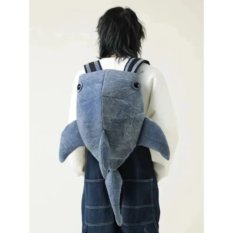 Sac à Dos en Forme de Requin-Baleine, Cartable Chic et Durable de Grande Capacité pour Étudiant