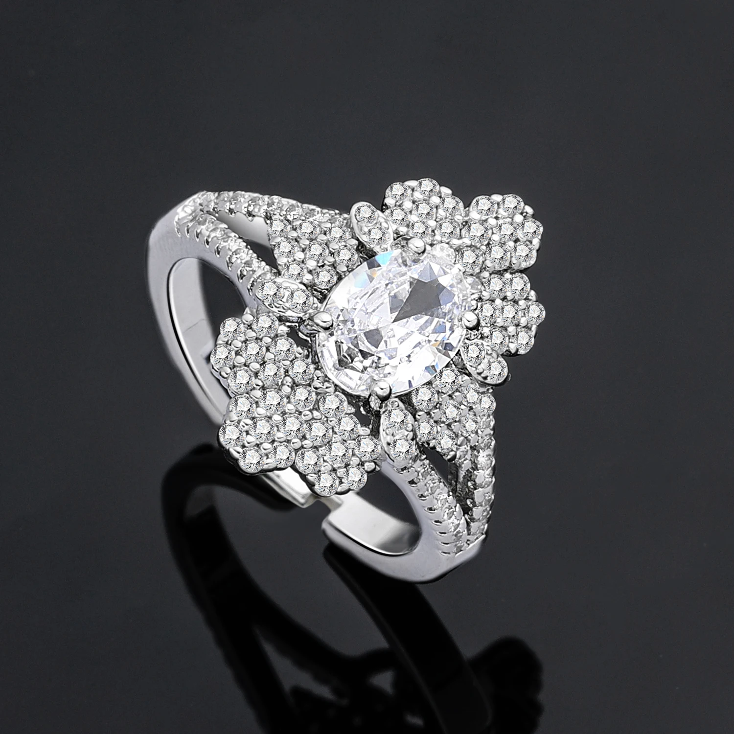 

Hotsale African 4pcs Bridal Jewelry Sets New Fashion Dubai Jewelry Set For Women Wedding Party Accessories Design