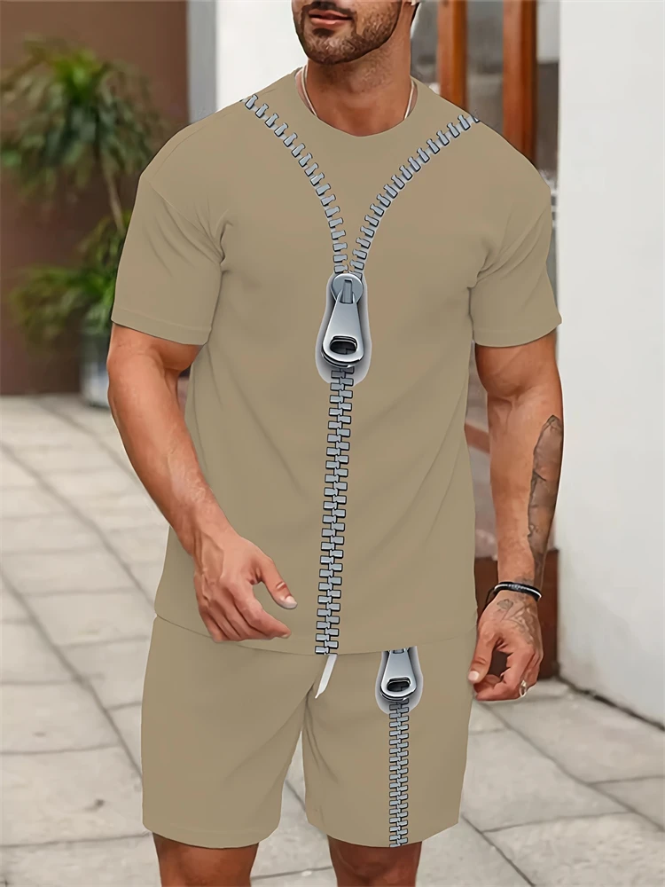 

Мужская одежда с круглым вырезом, мужская летняя уличная футболка для уличной фотографии с комбинированными буквами, наборы для сращивания с 3D росписью