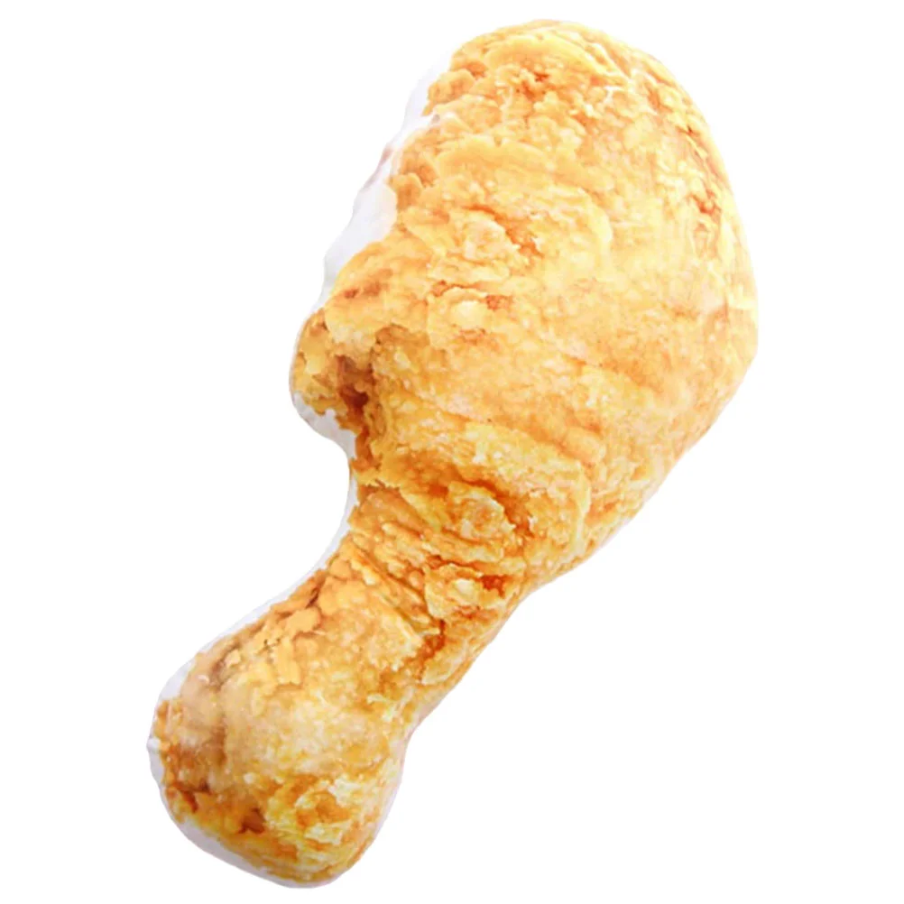 Fried Chicken Leg Pillow Cute Food Shaped Sofa Lumbar Back Cartoon Throw Drumstick Toy Thigh Pillows